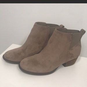 Brown booties-soft and comfortable